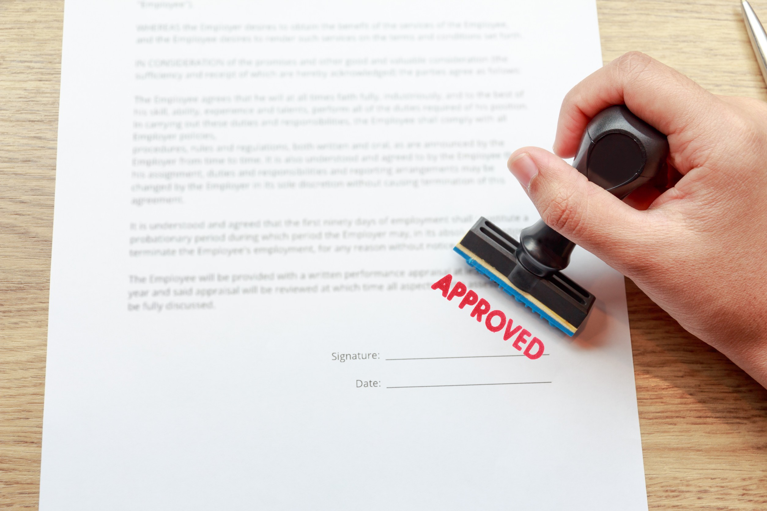 Approved The Contract Documents