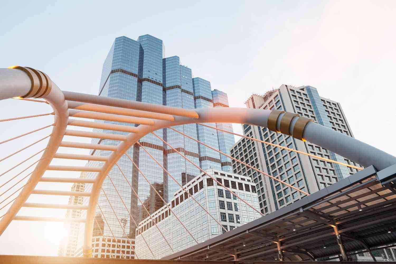 Business District Of Bangkok Thailand