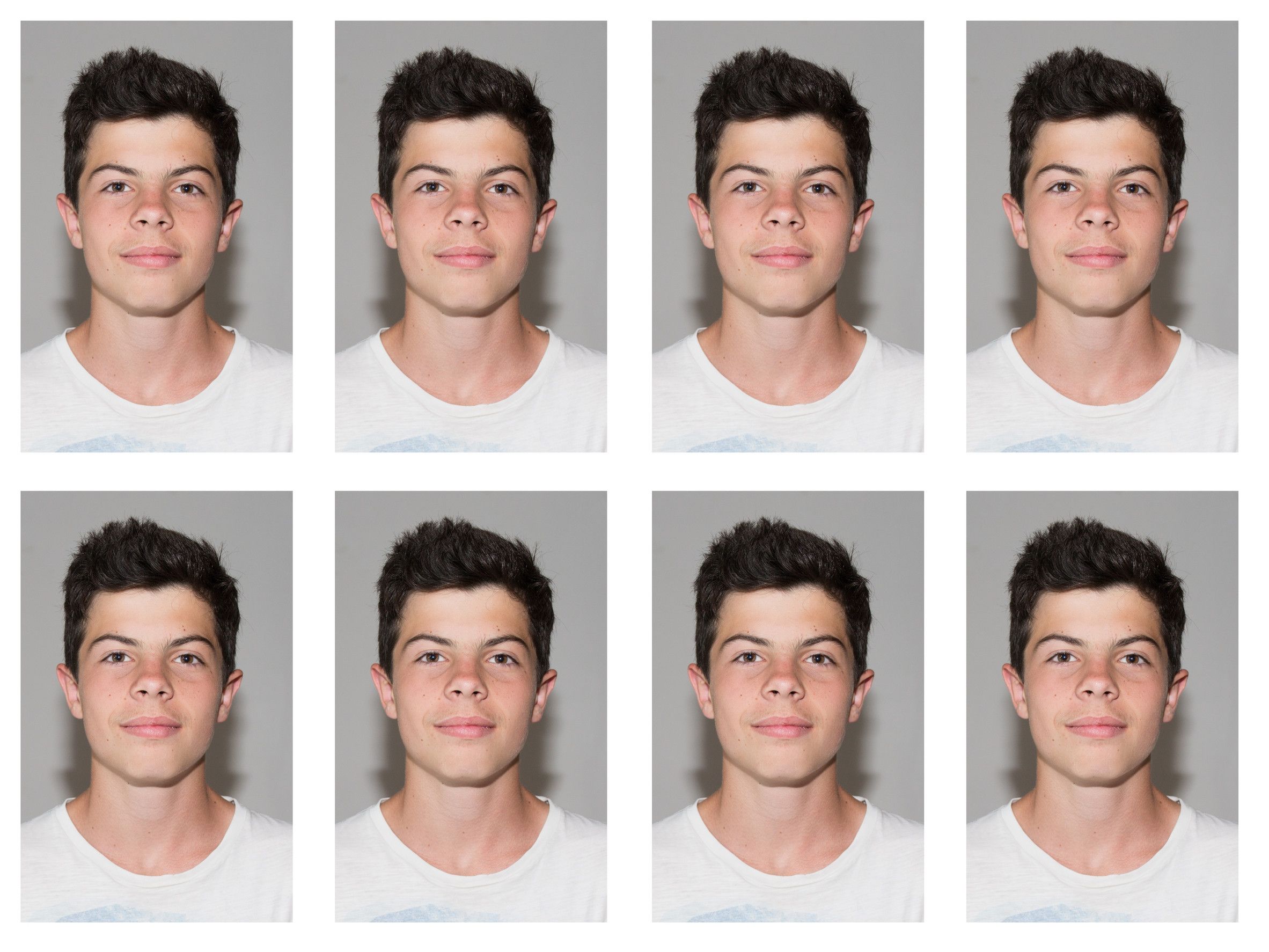 Identification Photo Of Man Teenager