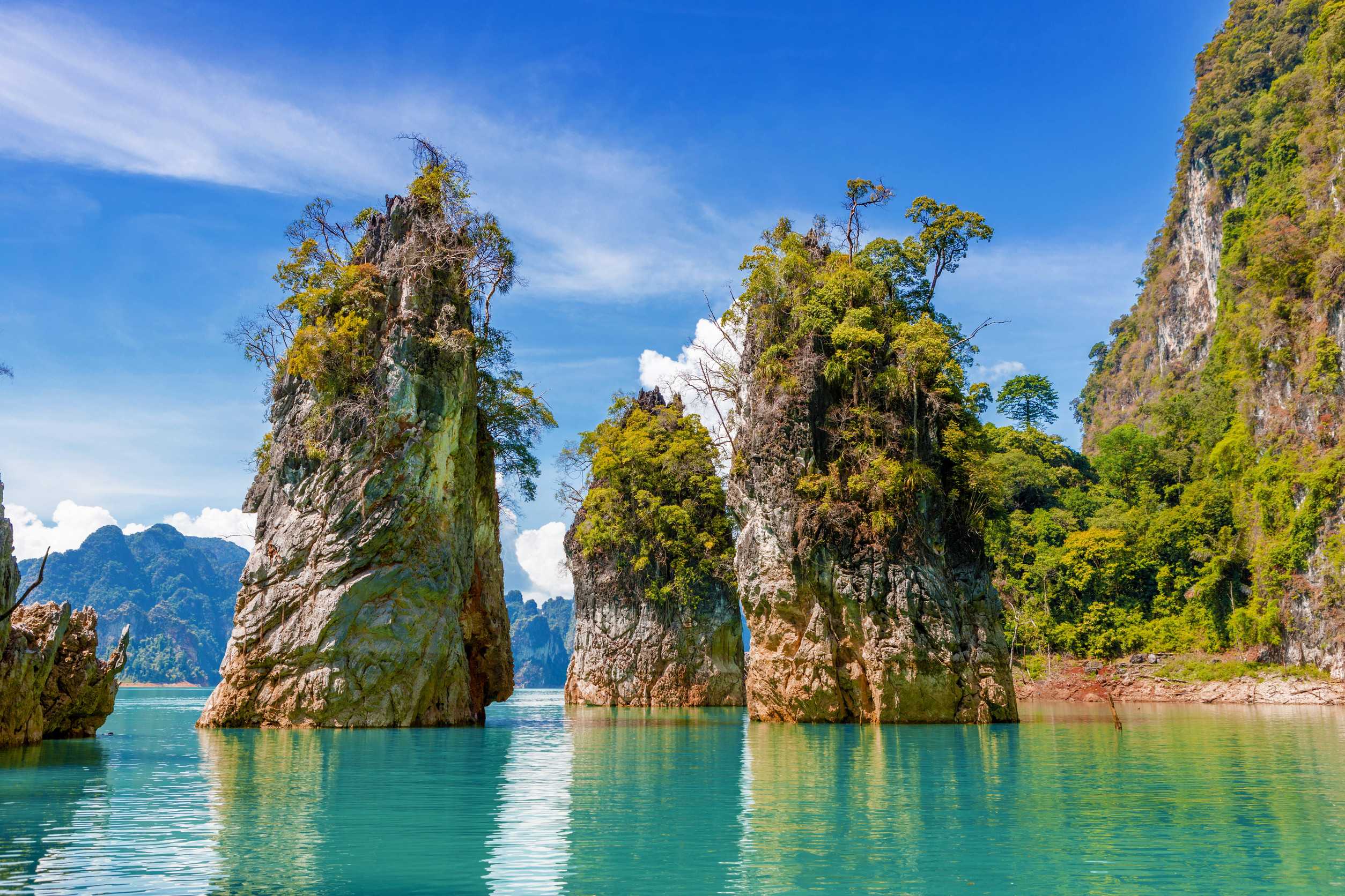 Sunny Day In Khao Sok National Park Sunny Day In Khao Sok National Park