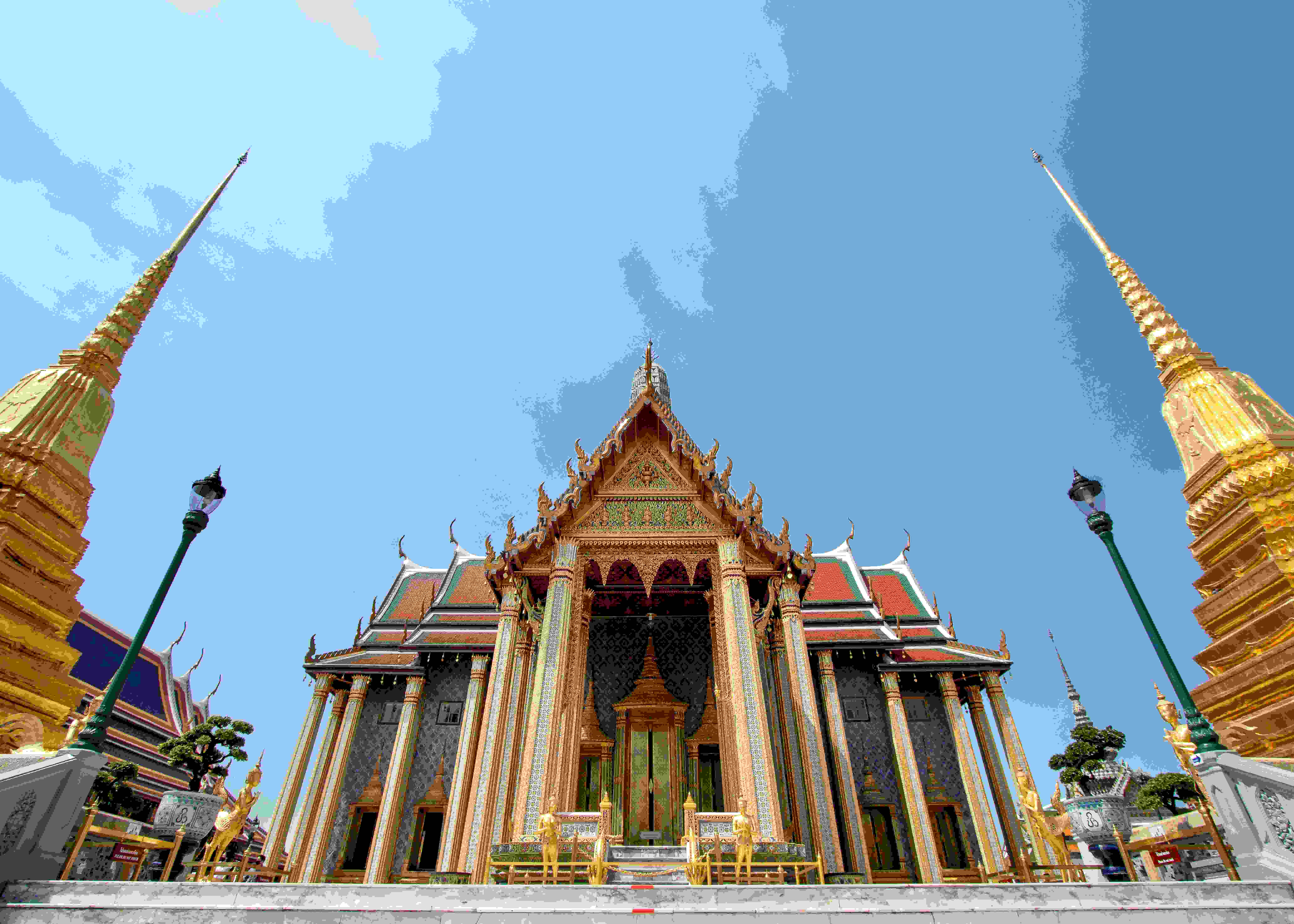 Temple Of The Emerald Buddha Or Wat Phra Kaeo